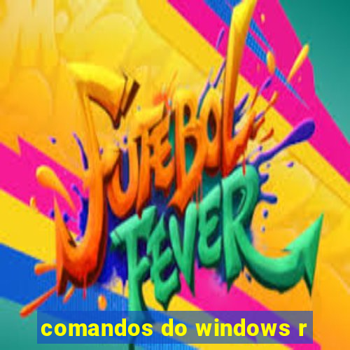 comandos do windows r